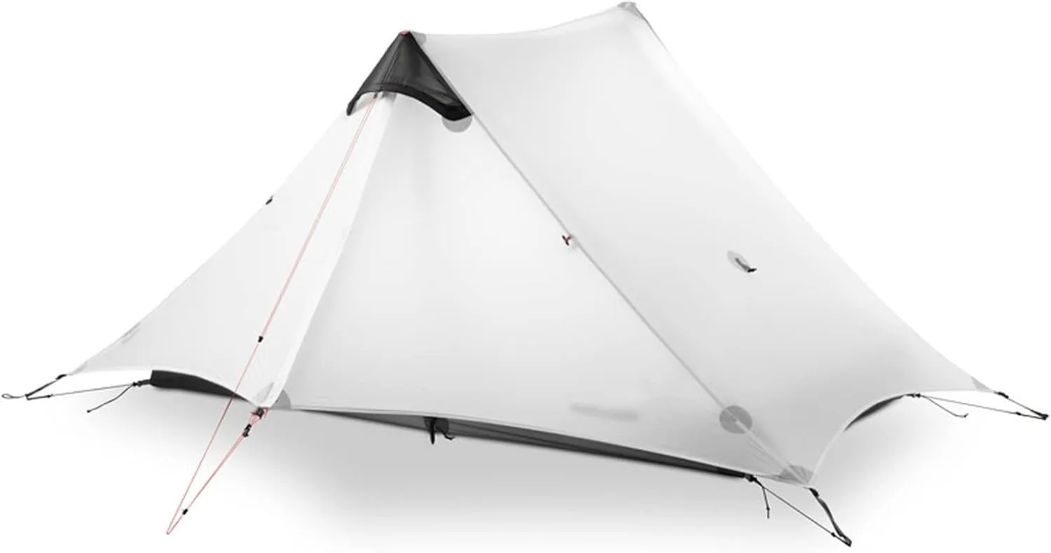 Camping Tents,2022 New 2 Person Ultralight Camping Tent 3 Season Professional 15d Rodless Tent (Color : Gray 2P, Size : 4 Season)