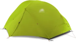 Camping Tents,Camping Tent 3-4 Season 15d/210t Outdoor Ultralight Silicon Coated Nylon Waterproof Tents (Color : 210t Green, Size : 4 Season)
