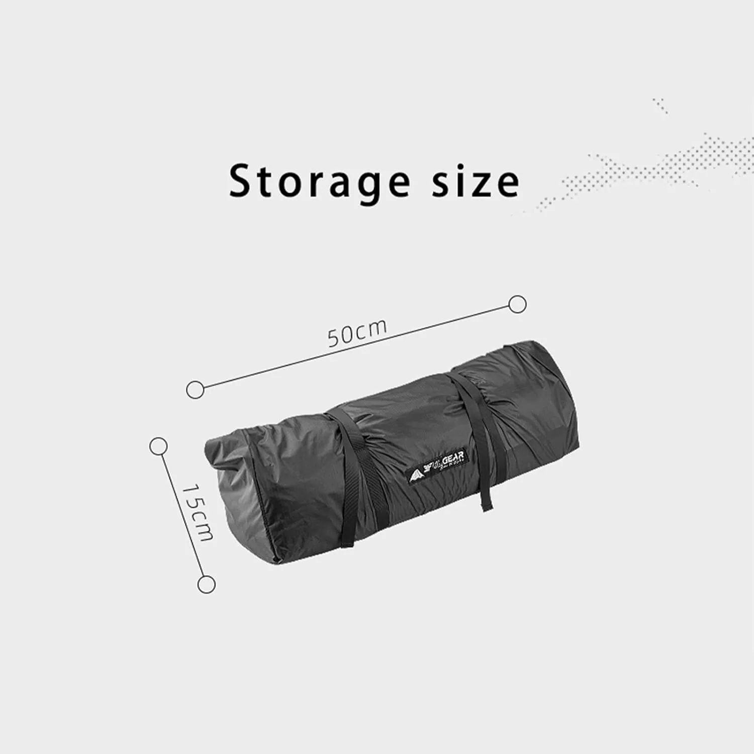 Camping Tents,Camping Tent 3-4 Season 15d/210t Outdoor Ultralight Silicon Coated Nylon Waterproof Tents (Color : 210t Green, Size : 4 Season)