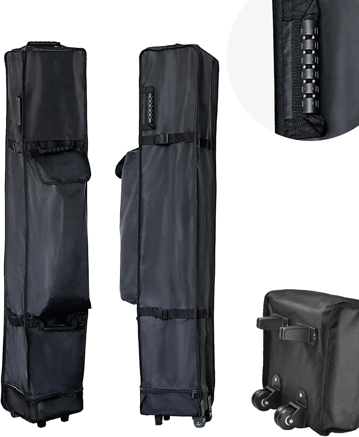 Canopy Portable Folding Bag for 10x10 Pop Up Canopy Tent, Heavy Duty Roller Bag Wheeled Bag, 10x10 FT