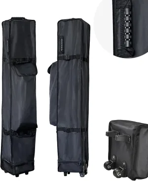 Canopy Portable Folding Bag for 10x10 Pop Up Canopy Tent, Heavy Duty Roller Bag Wheeled Bag, 10x10 FT