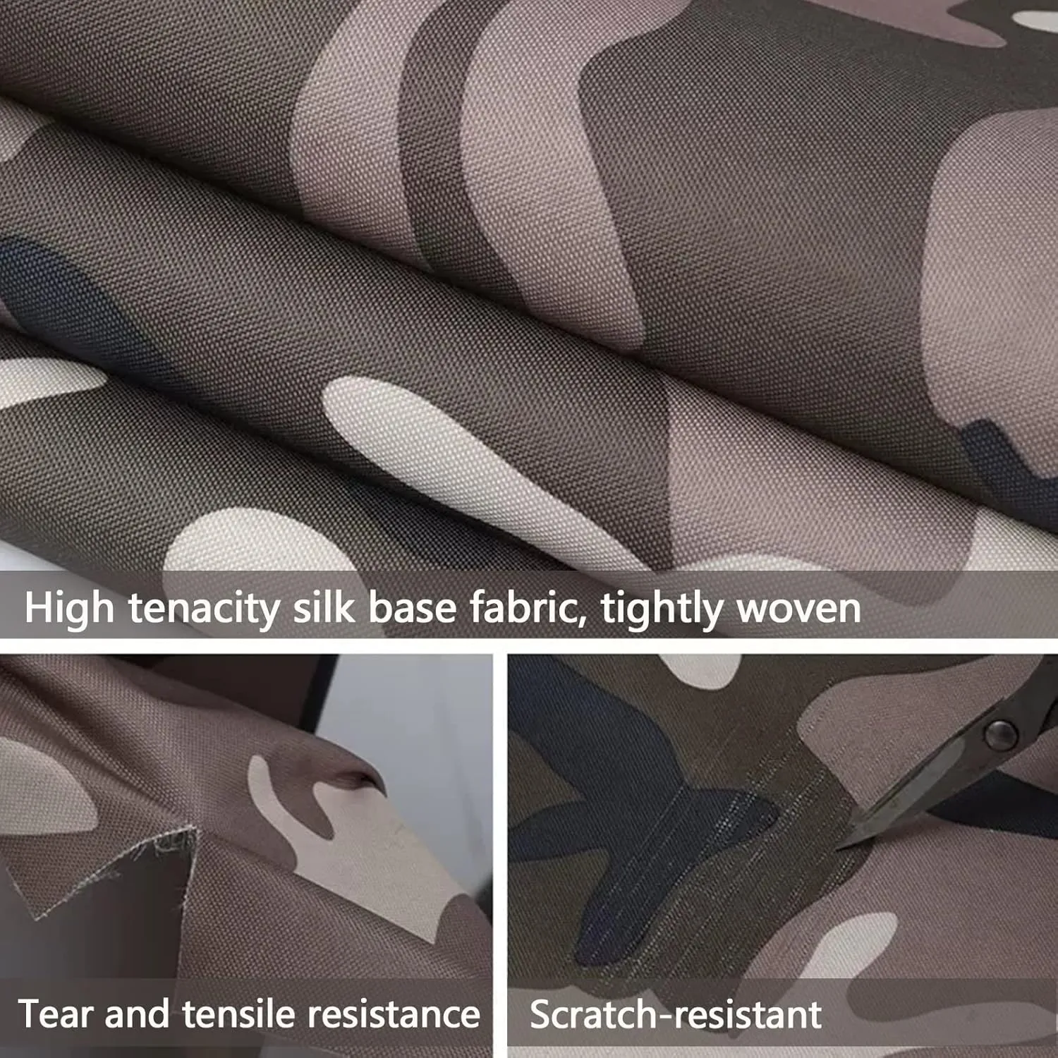 Canvas Tarpaulin Waterproof Camouflage Tarp Sheet Cover with Grommets Heavy Duty Tarp Tent Multipurpose Protective Camo Groundsheet - Oxford Canvas (Size:1x2m)
