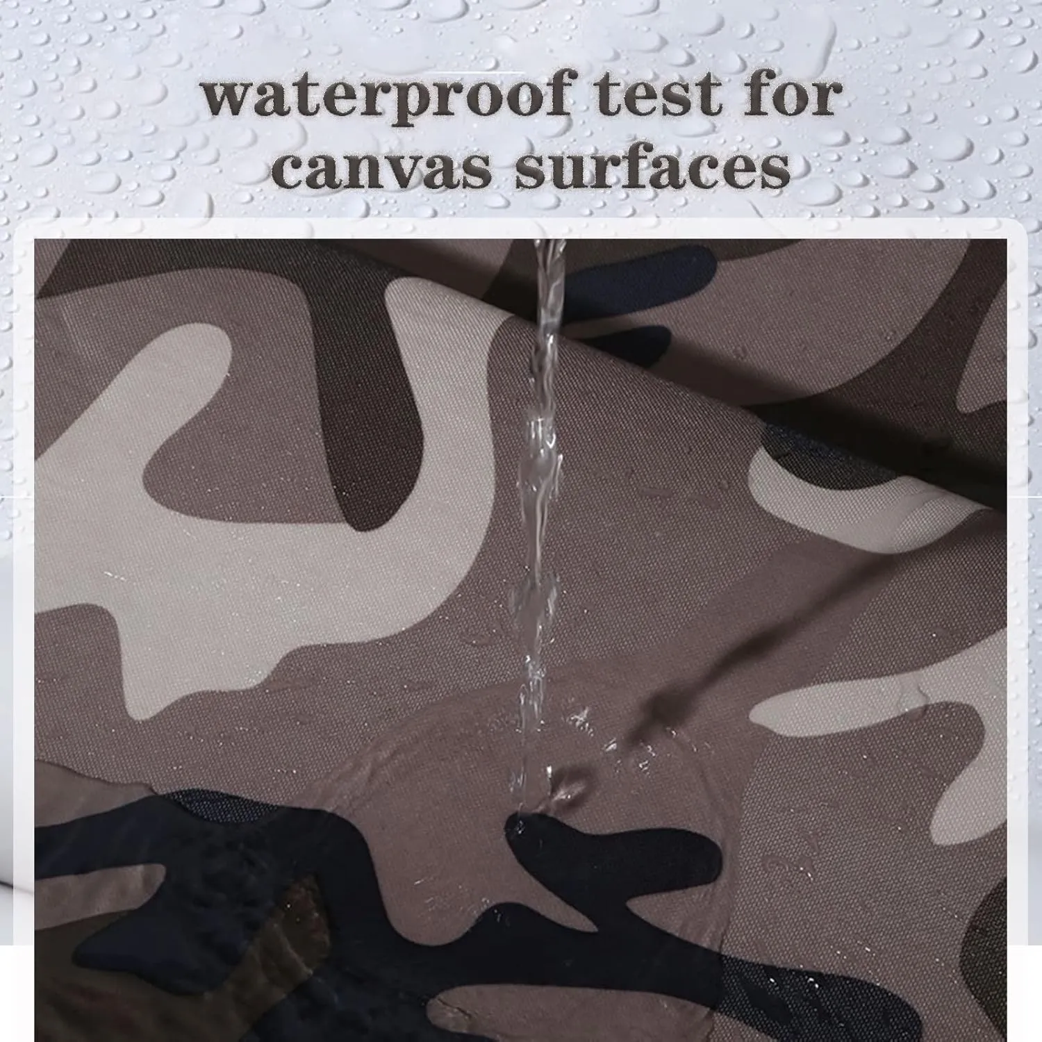 Canvas Tarpaulin Waterproof Camouflage Tarp Sheet Cover with Grommets Heavy Duty Tarp Tent Multipurpose Protective Camo Groundsheet - Oxford Canvas (Size:1x2m)