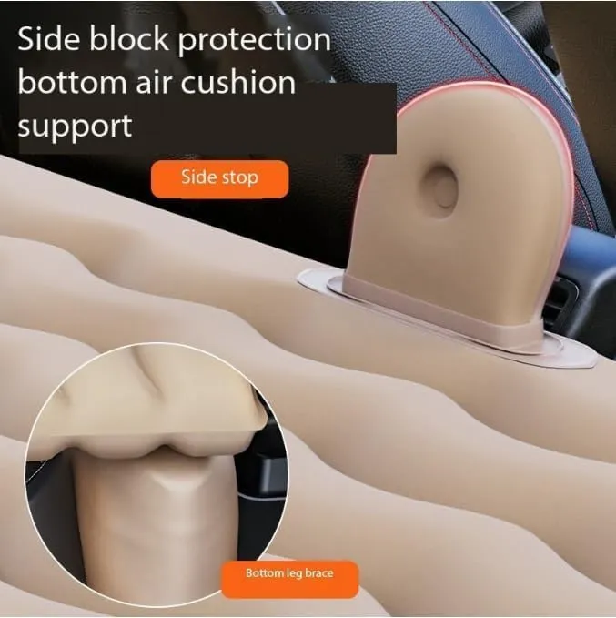 Car Air Mattress Back Seat for Jeep Compass,Double Side Flocking Car Bed Portable Air Mattress Car Sleeping Mattress Car Accessories Cars Camping Bed,Off White