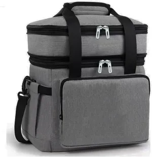 Car Camping Coolers for Jeep Avenger/Cherokee/Compass/Concept/Gladiator/Meridian, Leak Proof Cooler, Portable Lightweight Ice Chest Box, Compartments Waterproof Insulated Bag