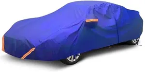 Car Cover Compatible with Jeep Compass, Outdoor Waterproof All Weather Breathable Protective Full Covers(Blue)