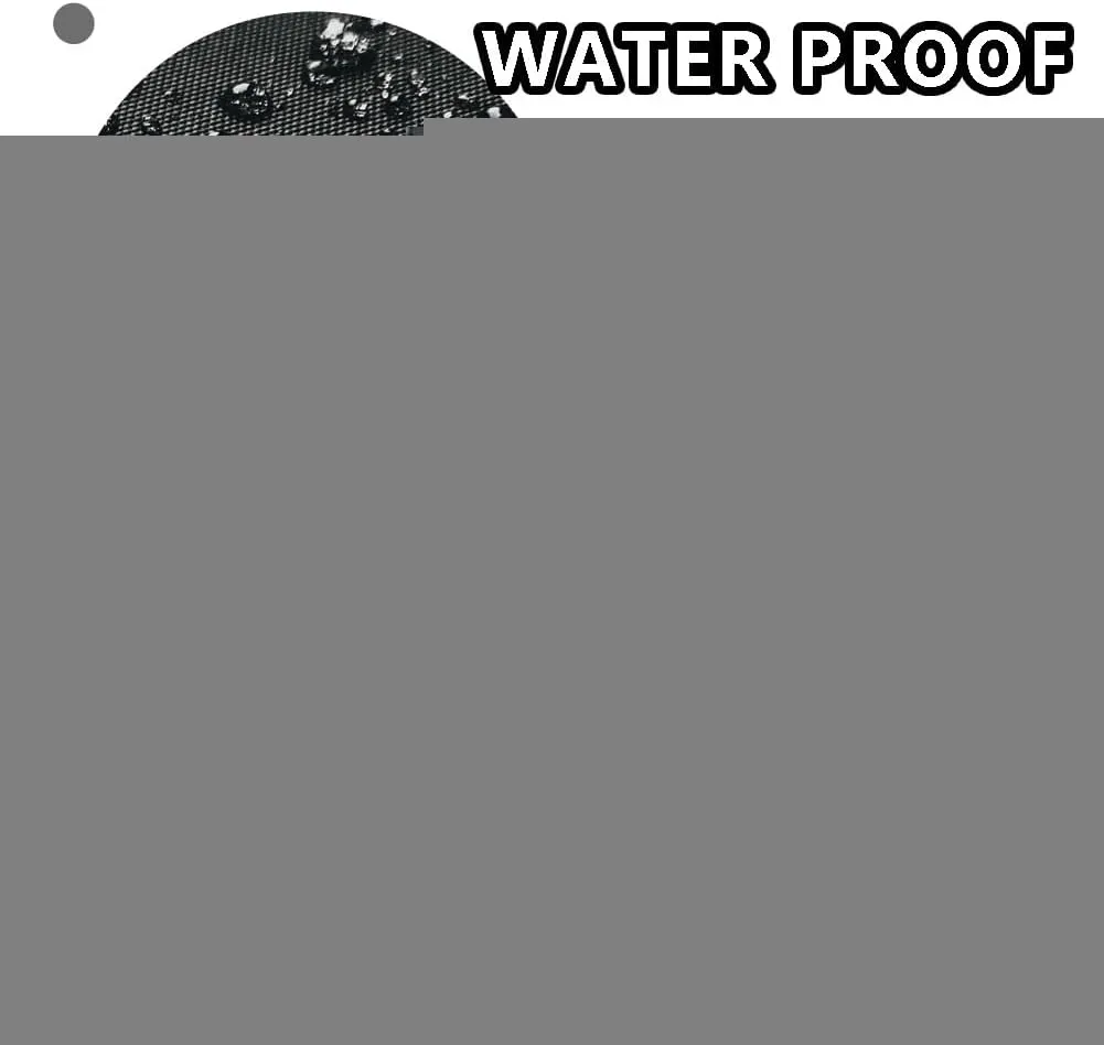 Car Cover Compatible with Jeep Compass, Outdoor Waterproof All Weather Protection Full Covers Wind Rain Proof(Black)