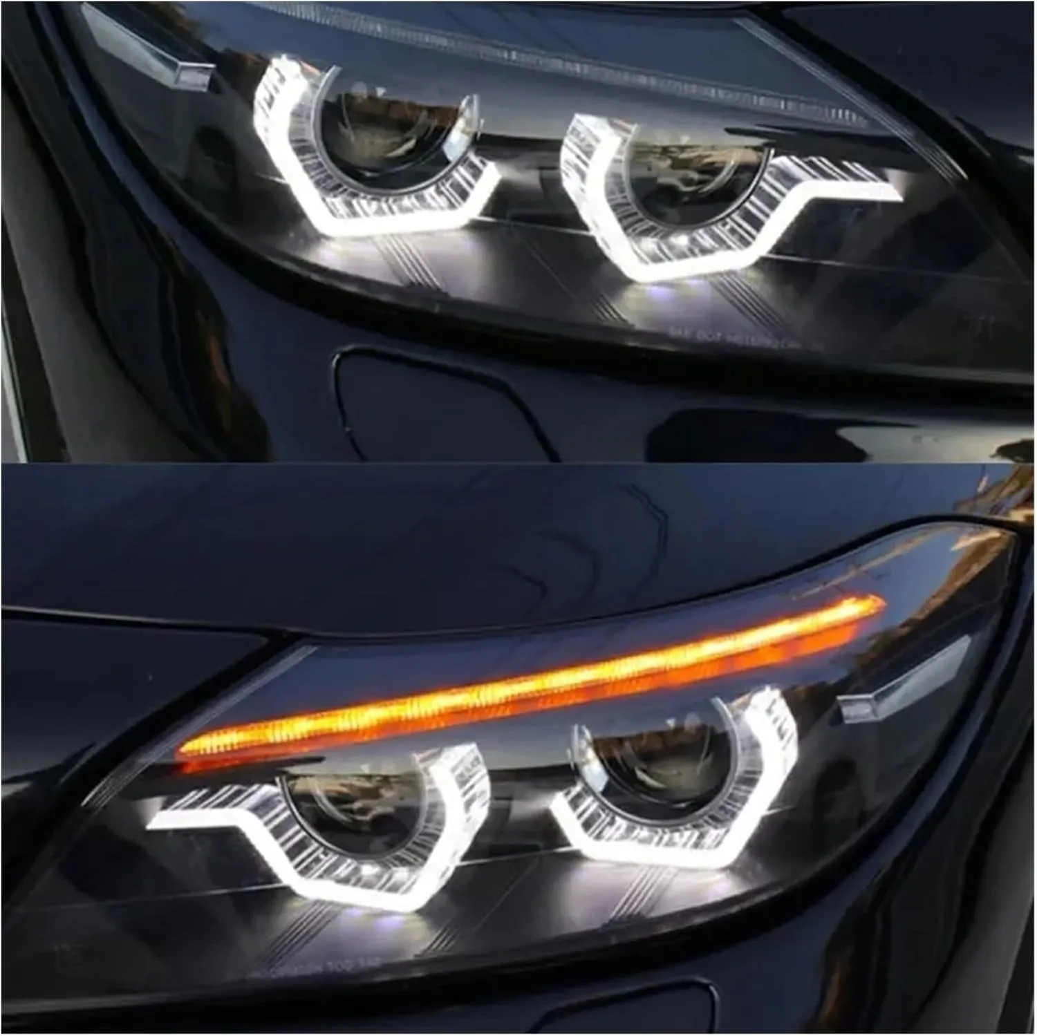 Car Lights Compatible For BMW Z4 E89 2009-2016 Headlights Assembly DRL Angel Eye Projector Lens Headlamp Car Accessories Plug And Play(WITH LED BLUBS_WITH AFS)