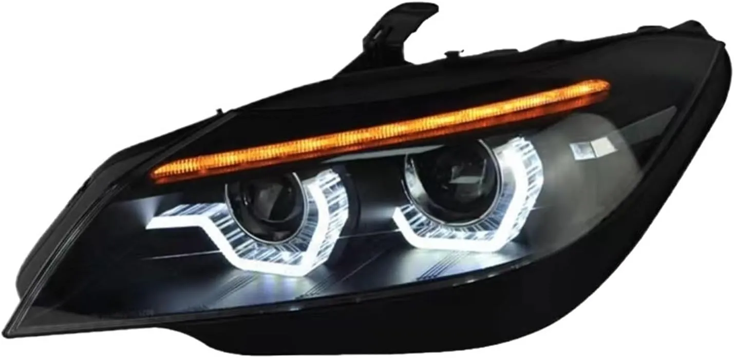 Car Lights Compatible For BMW Z4 E89 2009-2016 Headlights Assembly DRL Angel Eye Projector Lens Headlamp Car Accessories Plug And Play(WITH LED BLUBS_WITH AFS)