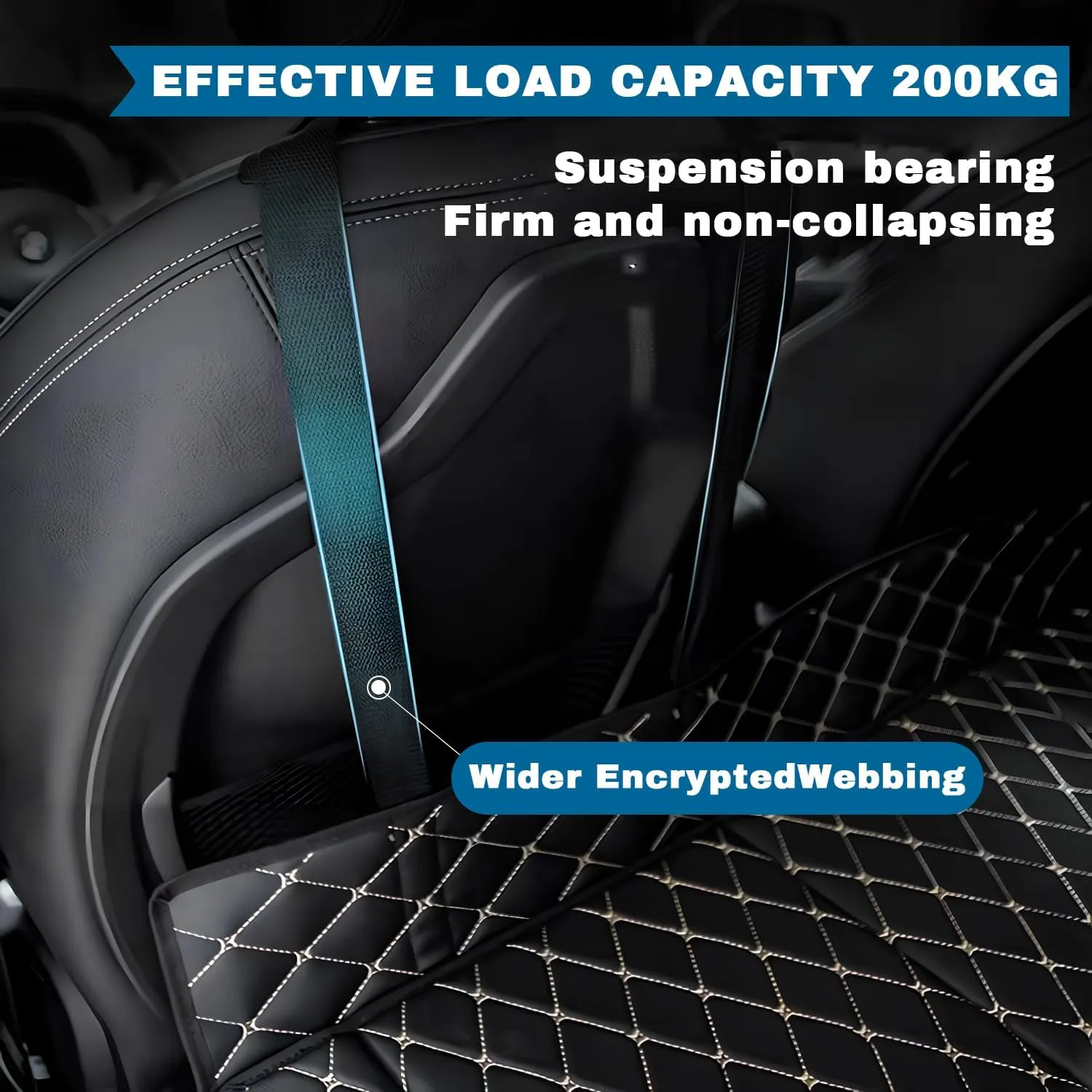 Car Mattress for Jeep New Compass - Custom Fit,Leather Heavy-Duty Waterproof Outdoor Back Seat Rest Bed Non Inflatable Storage Box Double-Sided Folding, for Jeep New Compass 2017