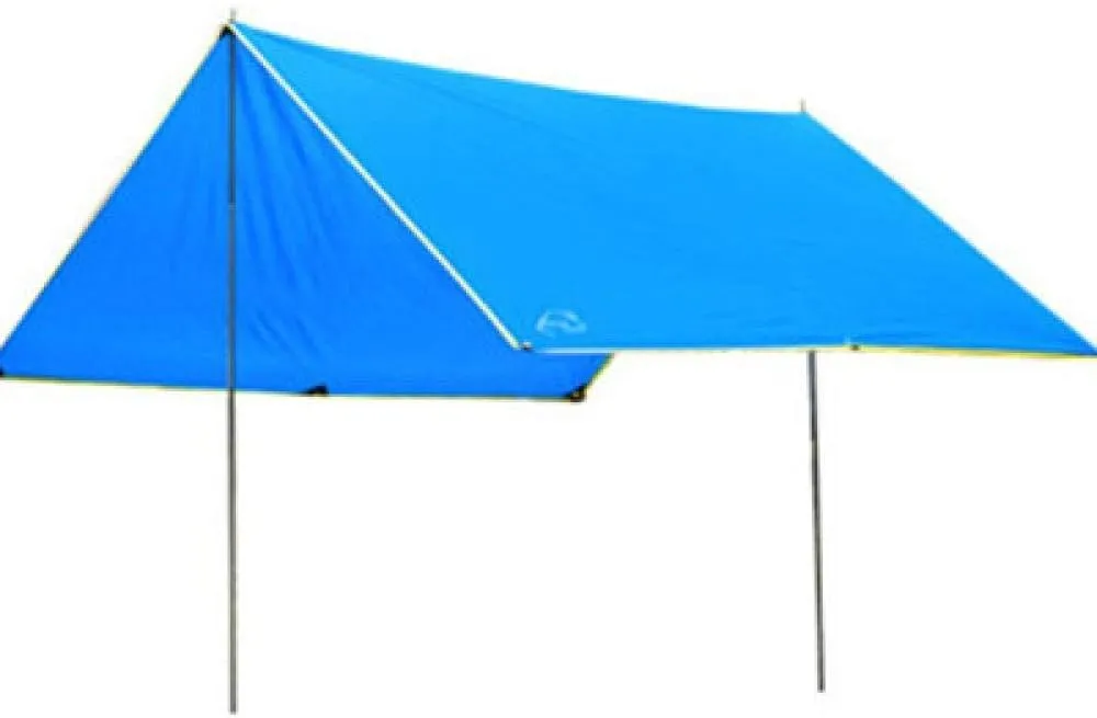 Car Roof Tent Outdoor Awning Canopy Tent Rain Sun Shelter Tarp Sun Shade Beach Roof Tent Sun Awning Camping Equipment Yellow