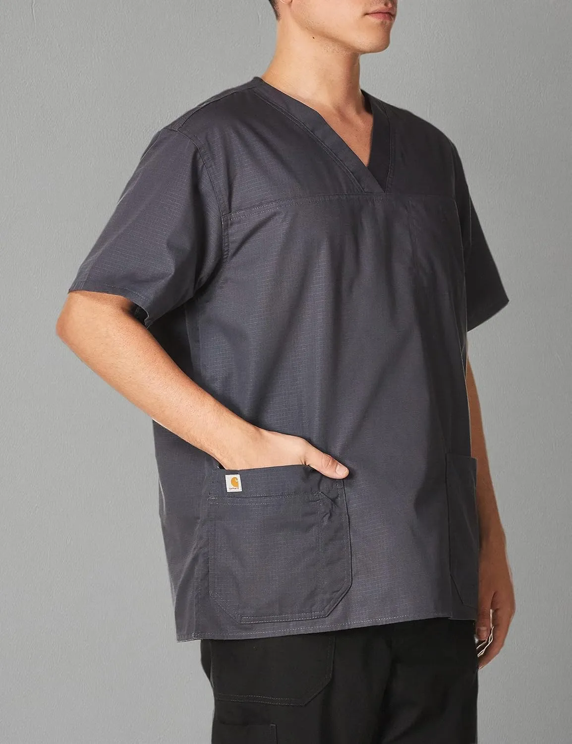 Carhartt Men's Ripstop Multi-Pocket Scrub Top