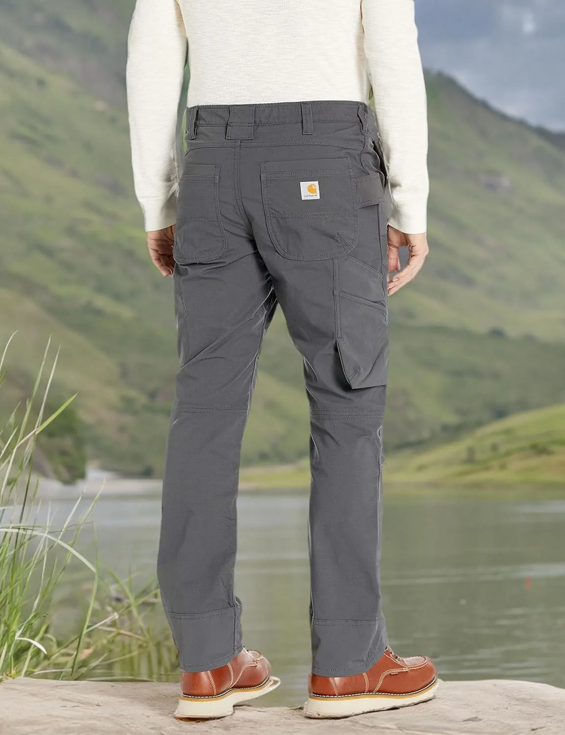 Carhartt Men's Rugged Flex Steel Multi Pocket Double Front Pant
