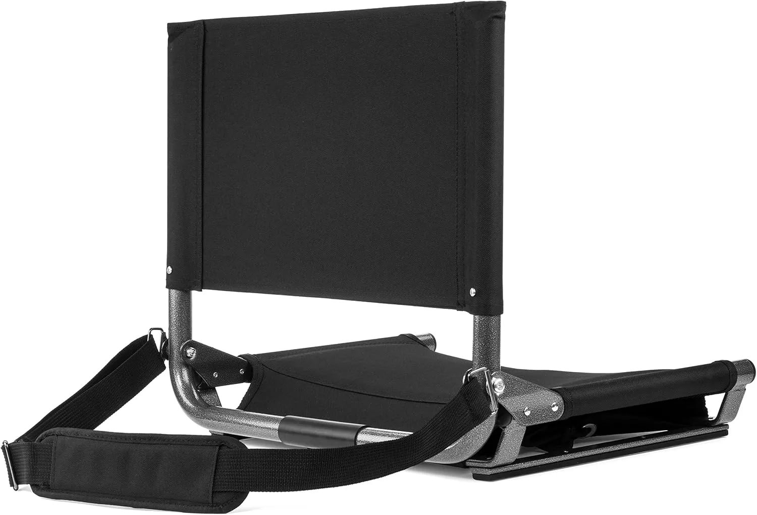 Cascade Mountain Tech Stadium Seat - Lightweight, Portable Folding Chair for Bleachers and Benches - Royal Blue, Regular - 17"