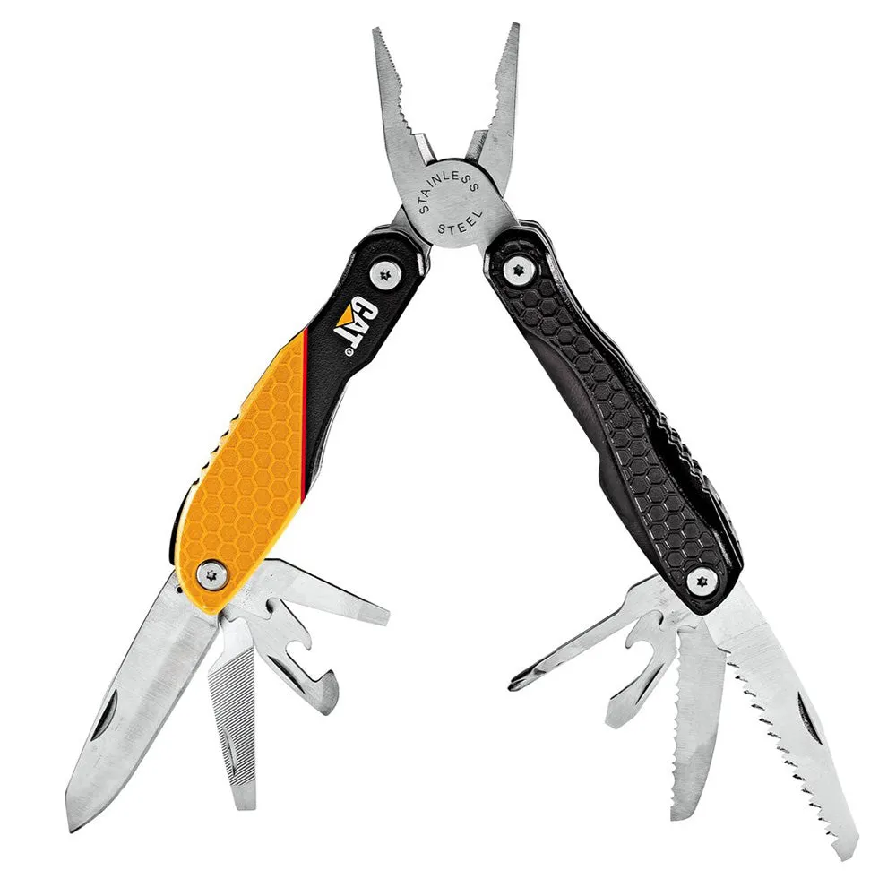 CAT 13-IN-1 MULTI TOOL & FOLDING SKELETON KNIFE SET