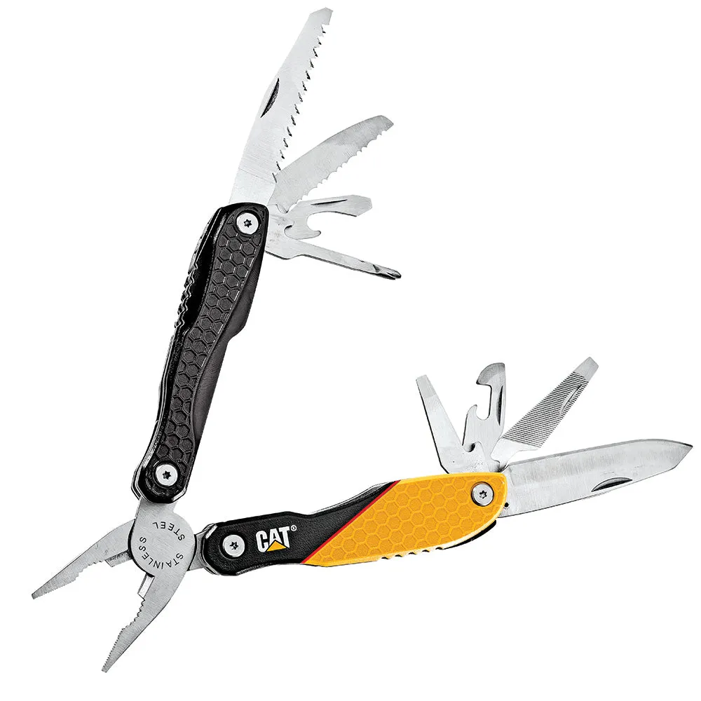 CAT 13-IN-1 MULTI TOOL & FOLDING SKELETON KNIFE SET