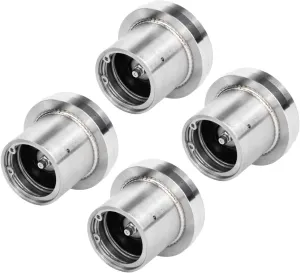 CHICIRIS Bearing Buddies for Trailers, Buddy Bearings, 4pcs 2.717in Diameter Stainless Steel for Trailer Lubricator Tool Accessory