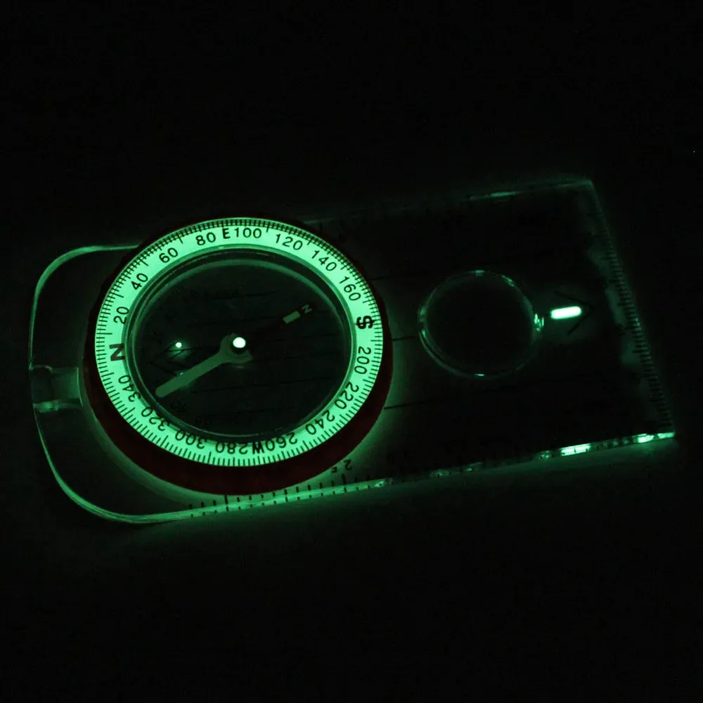 Children's Luminous Waterproof Orienteering Compass - Outdoor Adventure Gear