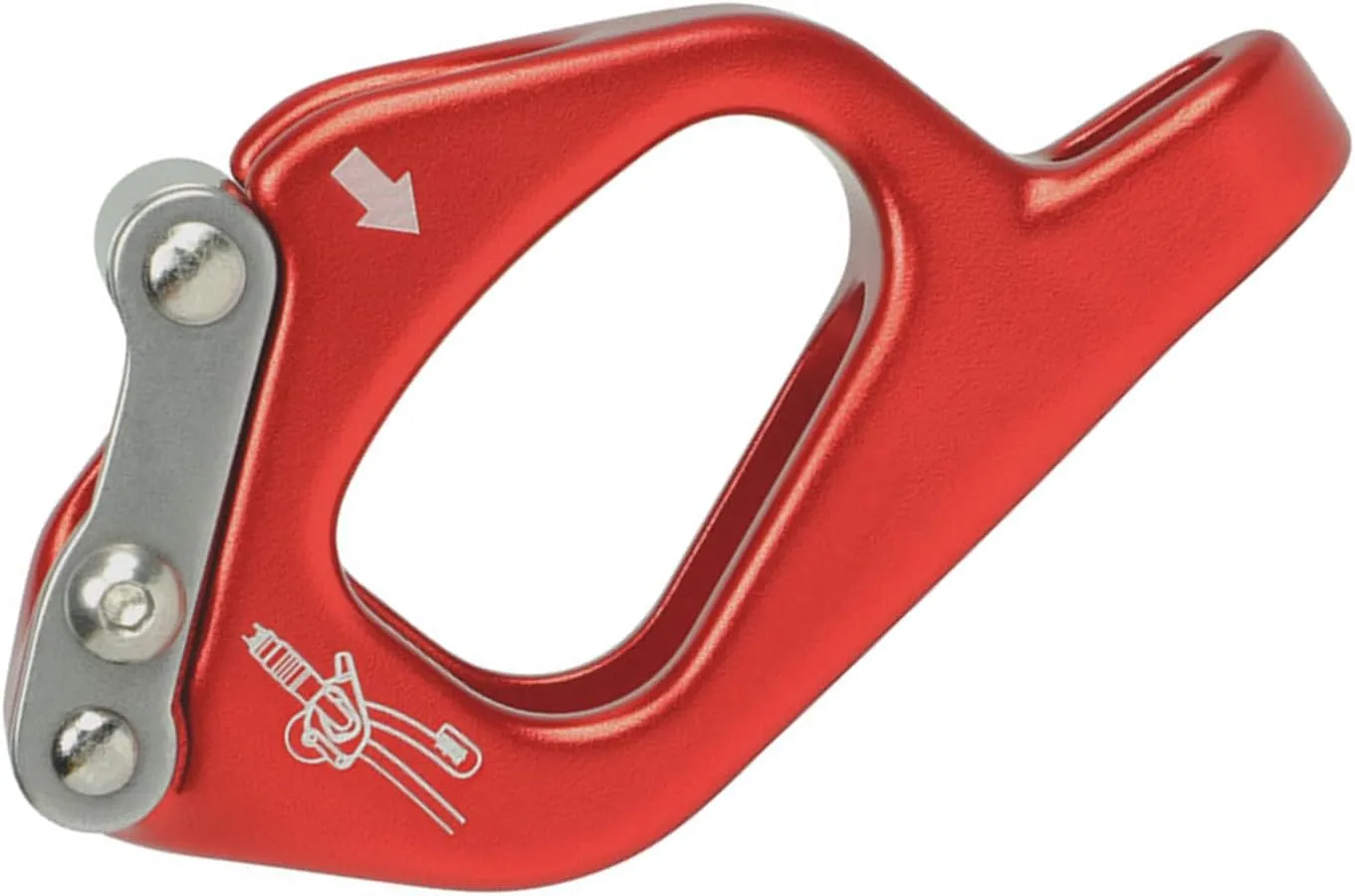 Climbing Descender，Professional Adjust Cowstail Positioning Lanyard Adjuster for Ascending Rock Climbing Mountaineering Tool