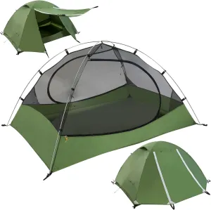 Clostnature Polaris Lightweight Backpacking Tent - 1/1.5/2/3/4/6 Person Ultralight Waterproof Camping Tent, 3 Season Large Size Easy Setup Tent for Family, Outdoor, Hiking and Mountaineering