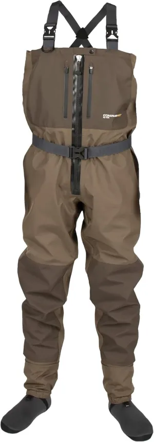 Compass 360 by SJK Deadfall-Z Stout Zippered STFT Wader Waterproof Fishing, Bootfoot, Lightweight Men & Women Breathable