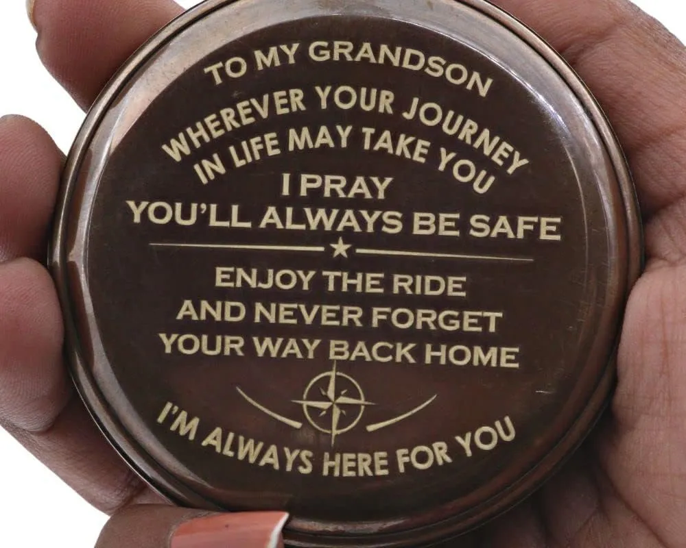 Compass for Son,Daughter, Grandson, Mom to Son, Mom to Daughter, Dad to Son, Dad to Daughter, Grandson Gift