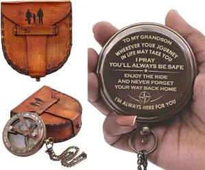 Compass for Son,Daughter, Grandson, Mom to Son, Mom to Daughter, Dad to Son, Dad to Daughter, Grandson Gift