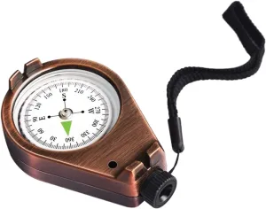 Compass Hiking, Professional Outdoor American Multi-Function Compass North Needle Geological Compass Handheld Waterproof Compass