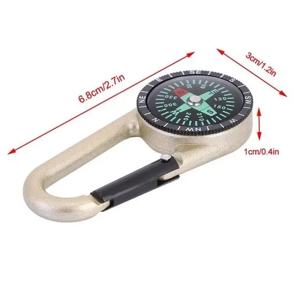 Compass Keychain Personalized