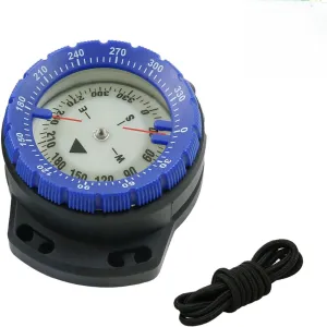 Compass Luminous 50M Underwater Diving with Elastic Rope, Wrist Compass Waterproof Portable for Diving Navigation Camping