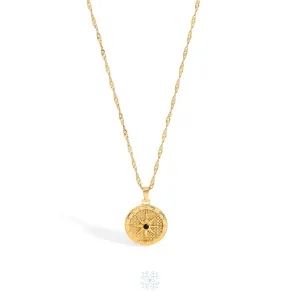 COMPASS Pendant Gold Necklace
