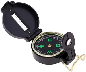 Compass, Pocket Sighting, Waterproof Hiking Compass, Handheld Compass Easy to Recognize Direction