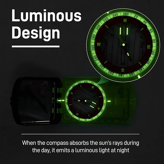 Compass, Sportneer Compass Hiking Survival Compass with Mirror Orienteering Compass Boy Scout Compass for Kids Gifts Hiking Camping Backpacking Map Navigation