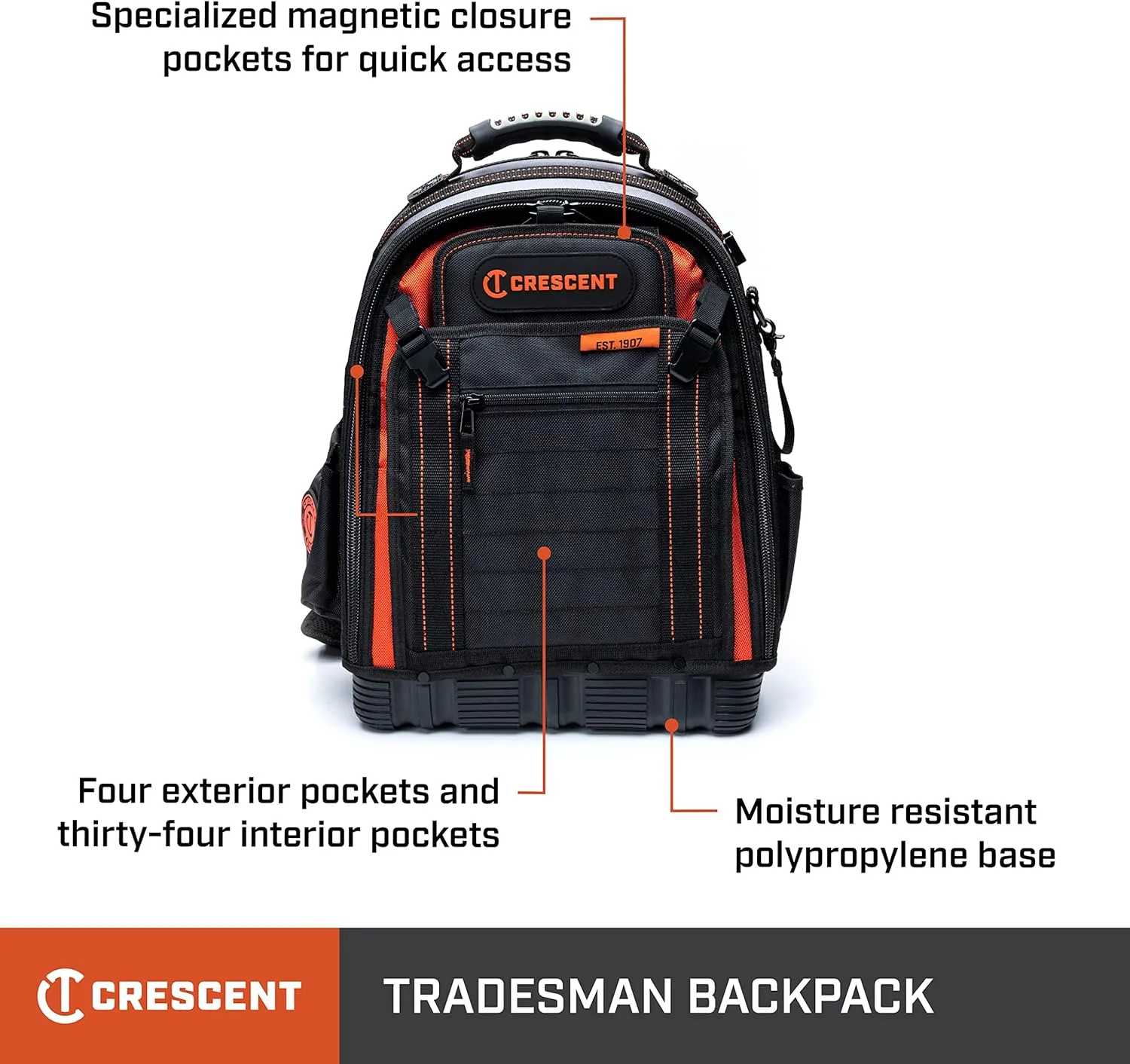 Crescent Tool Bag Backpack | CTB1000