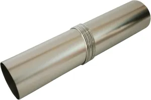 DANCHEL OUTDOOR Roll up Titanium Stove Pipe Ultralight,Camping Wood Stove Chimney Pipe with Rings, Hot Tent Accessories Replacement Flue 2.36’’ Dia., 11''Wide, 9.8ft/3m Length