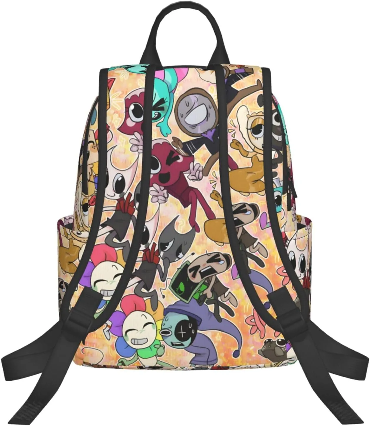 Dandys World Backpack Cartoon Print Fashion Daily Multi-Purpose Backpack Unisex 15in