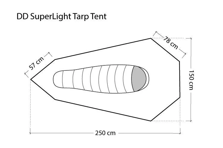 DD Hammocks Superlight Tarp Tent