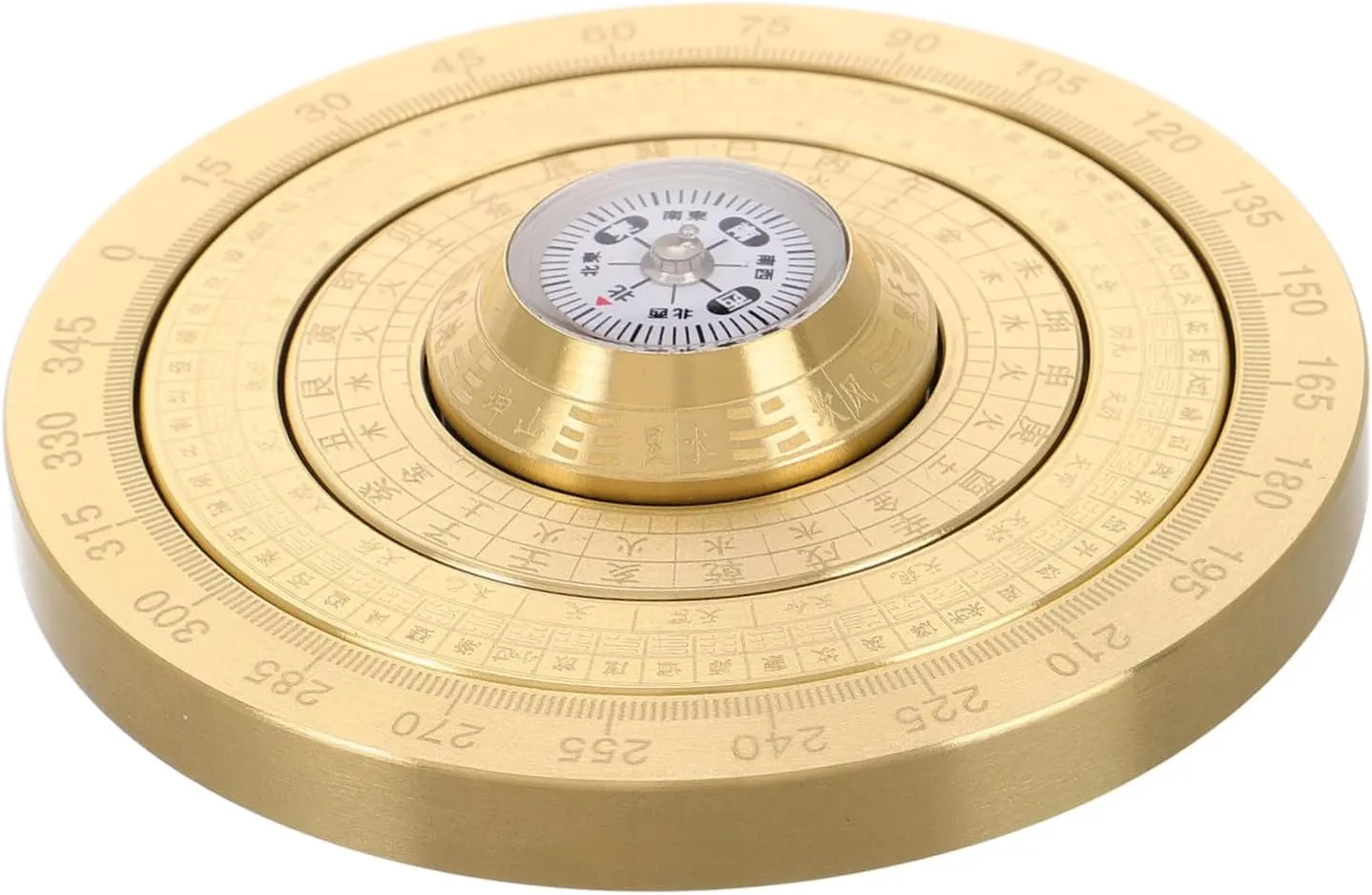 DECHOUS Mini Traditional Feng Shui Compass Portable Bagua Decoration for Home Accurate Readings Lightweight Handheld Design Luck Luo Pan for Feng Shui Practitioners