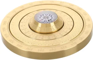 DECHOUS Mini Traditional Feng Shui Compass Portable Bagua Decoration for Home Accurate Readings Lightweight Handheld Design Luck Luo Pan for Feng Shui Practitioners
