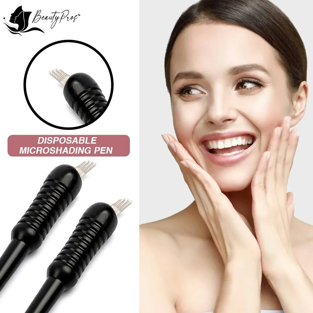 Disposable Pixel Shading Pen - Microblading Supplies - Microblading Disposable Tools - Eyebrow Supplies Kit - Pack of 10 (Pixel Shading Pen)