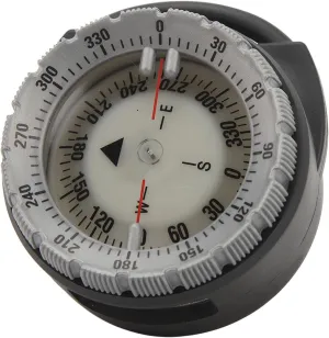 Diving Compass, 50M Underwater Diving Compass Luminous Magnetic Pipe Clamp Compact Navigation Comapss for Diving Water Sports