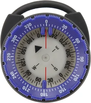 Diving Compass, 50M Underwater Diving Dive Compass with Breathing Tube Clamp, Luminous Waterproof Diving Compass for Scuba Diving Water Sports