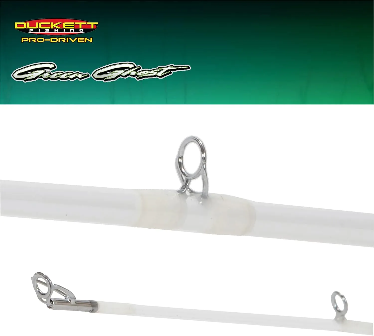 DUCKETT FISHING Green Ghost Angling Fishing Rods |True Split Reel Seat, Sensi-Touch Blanks - Available in Spinning, Casting & Crankin' Options