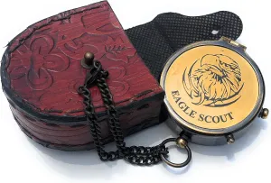 Eagle Compass Engraved Vintage Ship Functional Gift Compass Baptism