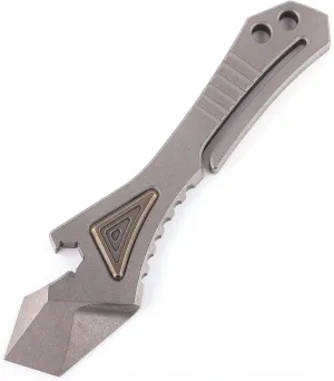 EDC Pry Bar Tool Titanium Prybar EDC Pocket Bottle Opener Portable Multi Tool