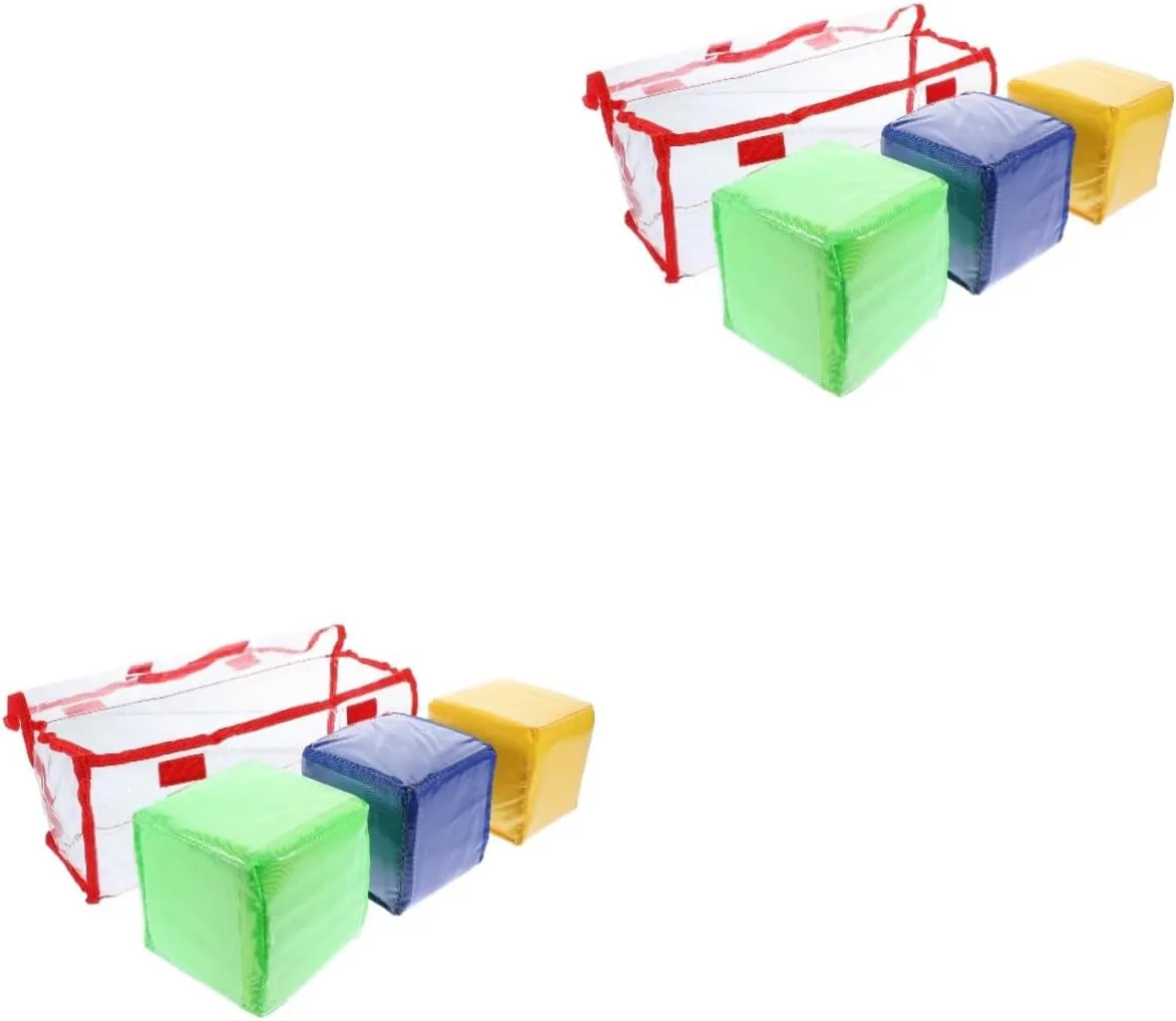 Educational Learning Dice with Transparent Pockets for Cards Versatile Teaching Tool for Classroom and
