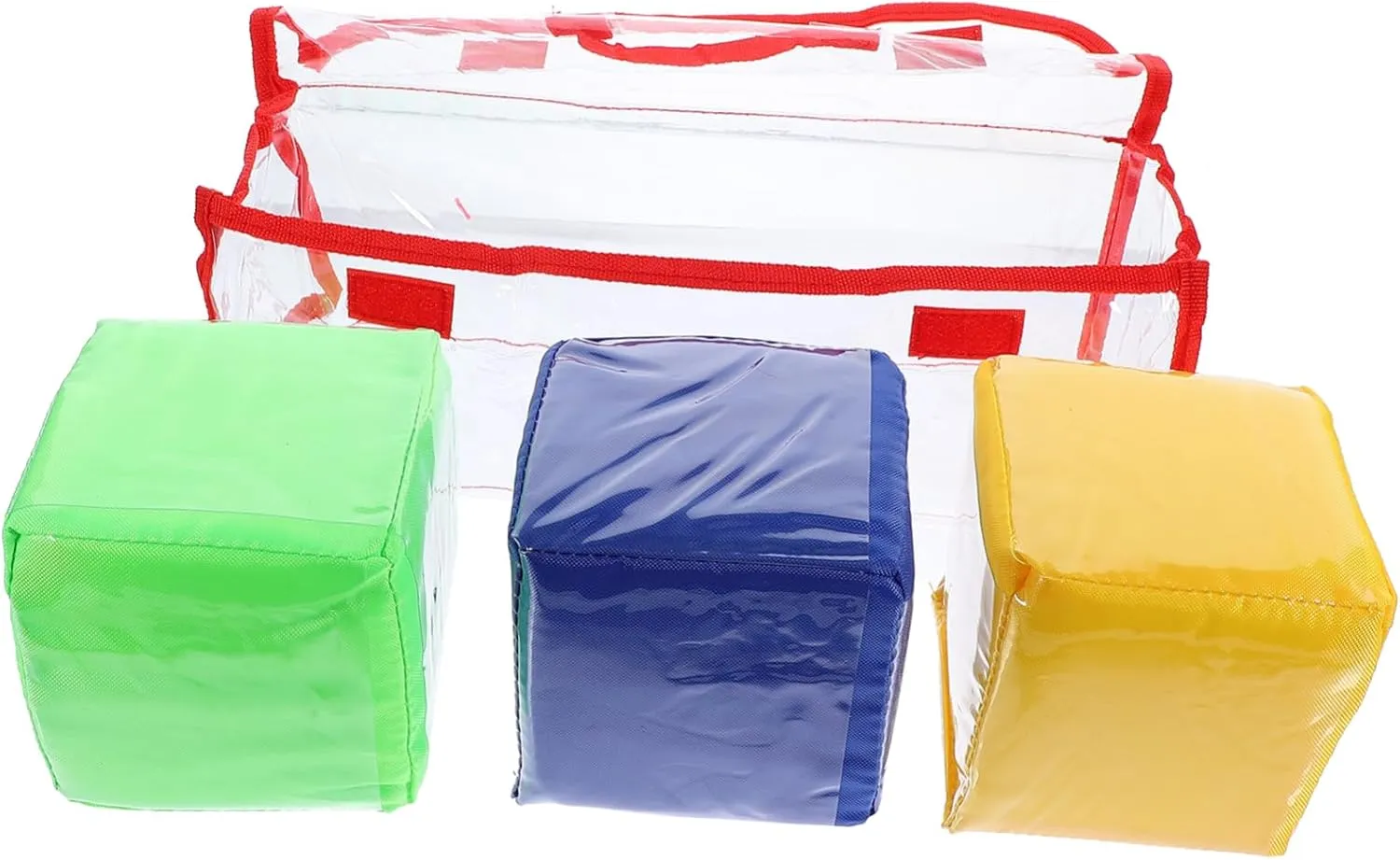 Educational Learning Dice with Transparent Pockets for Cards Versatile Teaching Tool for Classroom and