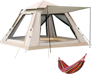 ele ELEOPTION Tents for Camping 3-4 Person Outdoor Camping Dome Tent Waterproof Windproof Lightweight Portable Backpacking Hiking Tents