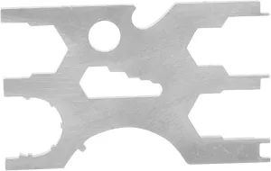 EVTSCAN Scuba Diving Multi Tool,Stainless Steel Scuba Diving Multi Tool Regulator Credit Card Kits Repairing Equipment