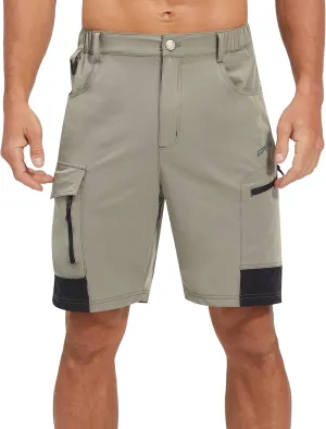 EZRUN Men's Hiking Cargo Shorts Quick Dry Golf Outdoor Work Tactical Shorts with Multi Pocket for Fishing Travel
